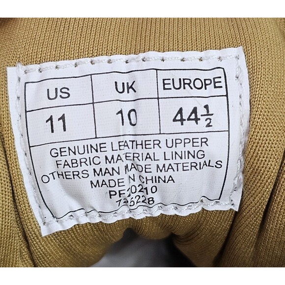 Phat Farm Mens Vintage Leather Tan Shoe Size 11 NOS NEW! Original Box - Picture 12 of 13